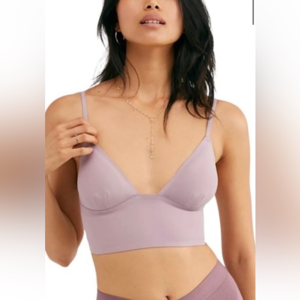 $18 Start Free People Sage Longline Neo Bralette Size Xs/s  NWOT